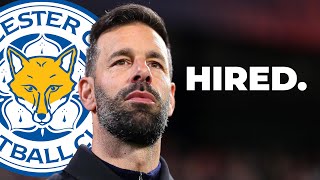 LEICESTER HIRE RUUD VAN NISTELROOY [upl. by Gallenz]