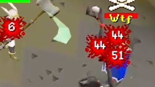 Pking in DEEP Wilderness on a 50 Attack Piety Account [upl. by Shamma]