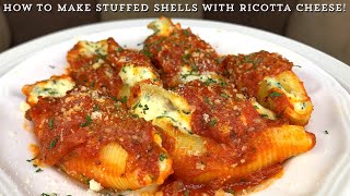 STUFFED SHELLS WITH RICOTTA CHEESE [upl. by Breger]