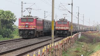 HIGH SPEED PERFECT CROSSING TRAINS  DIESEL TRAINS amp ELECTRIC TRAINS  INDIAN RAILWAYS [upl. by Grail662]