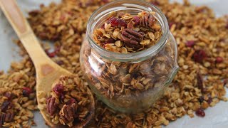 Easy and Healthy Homemade Granola Recipe [upl. by Lucille]