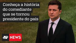 Quem é o presidente da Ucrânia Volodymyr Zelensky [upl. by Jago]