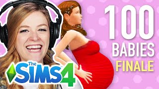 Single Girl Finishes The 100 Baby Challenge After Two Long Years In The Sims 4  FINALE [upl. by Gipps85]