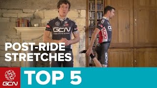 Top 5 Stretches To Do After A Ride  Cycling Fitness [upl. by Ahseeyt234]