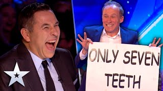 Unforgettable Audition HILARIOUS misheard lyrics with Ben Langley  Britains Got Talent [upl. by Nylaroc]