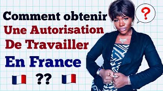 SANS PAPIERS MIGRANTS  Comment obtenir une AUTORISATION DE TRAVAILLER de la PRÉFECTURE🤔😳🙇🏽‍♀️ [upl. by Maharva]