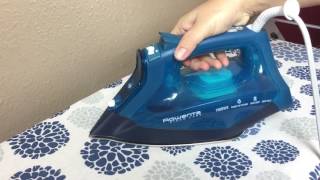 Rowenta Steam Iron Review DW3180 [upl. by Kcirdled]