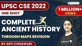 Complete Ancient History through Maps Revision  UPSC CSE 2022 [upl. by Auhsohey109]