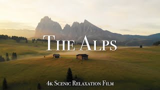 The Alps 4K  60 Minute Relaxation Film with Calming Music [upl. by Rivard598]