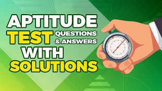 How to Pass Aptitude Test Questions with Answers and Solutions [upl. by Assirrak]