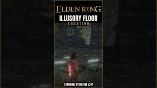 Smithing Stone 8 x3 hidden under Illusory Floor at Lunar Estate Ruins in Elden Ring [upl. by Aryk]