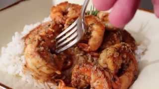 Barbecue Shrimp  New Orleans Style Garlic Pepper Shrimp Recipe [upl. by Jarrid558]