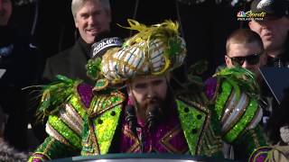 Jason Kelces legendary Eagles Super Bowl parade speech  NBC Sports Philadelphia [upl. by Larsen]