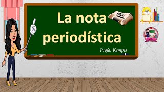 La nota periodística [upl. by Heiney]