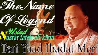 Teri Yaad Ibadat Meri  Nusrat Fateh Ali Khan [upl. by Toland]