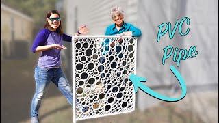 DIY PVC Pipe Privacy Screen [upl. by Suiluj]