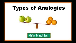 Types of Analogies  Vocabulary Lesson for Students [upl. by Dlanigger]