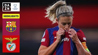 HIGHLIGHTS  Barcelona vs Benfica UEFA Womens Champions League 202324 [upl. by Il]