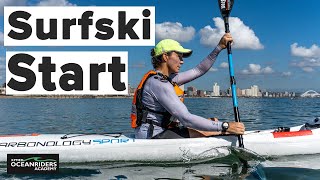 How to Quickly amp Easily Get into your Surfski at the Start  A Beginners Guide [upl. by Kreegar307]