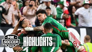 Mexico vs Costa Rica Highlights  CONCACAF Gold Cup [upl. by Bouton]