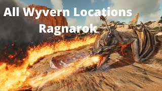 ARK Survival Evolved Wyvern Egg Locations Ragnarok [upl. by Enilorak]