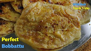 నేతి బొబ్బట్లు  PuranPoli  How to make perfect Bobbatlu at Home in Telugu by Vismai Food [upl. by French]