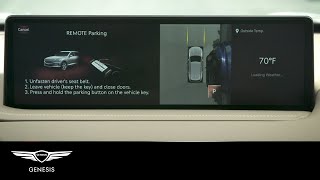 Remote Smart Parking Assist Part 2  Genesis G80 and GV80  HowTo  Genesis USA [upl. by Shaum]