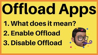 Enable and Disable Offload in iPhone  What does Offload Unused App mean [upl. by Atiniv]