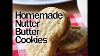 Homemade Nutter Butter Cookies Recipe Video [upl. by Meldon]