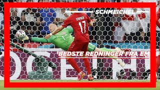 Kasper Schmeichels bedste redninger fra EM [upl. by Mcdougall]