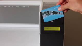 Starting Laundry Machines with a Laundry Card [upl. by Franz]