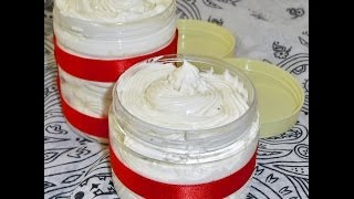 DIY Whipped Cocoa Shea Mango Butter Hair amp Body [upl. by Pell]