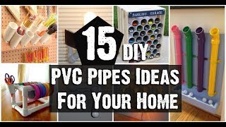 15 DIY PVC Pipes Ideas For Your Home [upl. by Eceerehs]