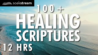 Gods Promises  100 Healing Scriptures With Soaking Music  Audio Bible  12 hours 2020 [upl. by Odlabso]