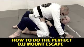 How To Do The Perfect BJJ Mount Escape by John Danaher [upl. by Ingar]