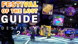 QUICK amp EASY Guide Festival Of The Lost 2024  Candy Manifested Pages amp MORE ► Destiny 2 [upl. by Oric625]