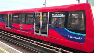 DLR B07 Stock 132  Gallions Reach [upl. by Miarzim]