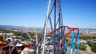 Shambhala front seat onride HD POV PortAventura Park [upl. by Gillman558]