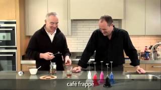 How to make a frappé coffee using an aerolatte milk frother [upl. by Allare366]