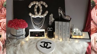 DIY DOLLAR TREE CHANEL DUPE  CHANEL INSPIRED  HOME DECOR IDEAS  FASHION DUPES [upl. by Beebe898]