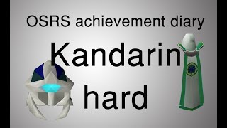 OSRS Kandarin hard diary tasks guide [upl. by Jerman985]