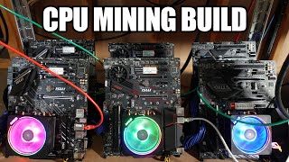 Ryzen 3900x X4 Build  CPU Mining [upl. by Mindy311]