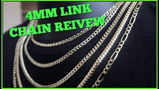 4MM is the BEST size LINK CHAIN REVIEW [upl. by Dlanor]