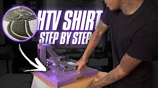 Heat Transfer Vinyl TShirt StepByStep  Puff Vinyl [upl. by Catlin]