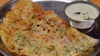 Hotel Style Crispy Rava Dosa Onion Rava Dosa Lockdown Recipes [upl. by Noremac239]