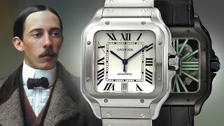 The Worlds First Wristwatch How The Cartier Santos Made History [upl. by Jecho]