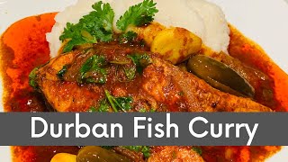 Durban Fish Curry  durbanfishcurry perimaskitchen [upl. by Asiram]