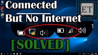 How To Fix WiFi Connected But No Internet Access Windows 10 8 7 [upl. by Stephan997]