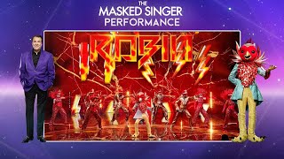 Robin Performs Cant Stop The Feeling By Justin Timberlake  Season 2 Ep1  The Masked Singer UK [upl. by Memory]