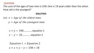 13 Solving Word Problems using Simultaneous Equations [upl. by Llenahc857]